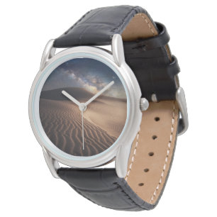 Wüsten Ordos Stadt Mongolei China Armbanduhr