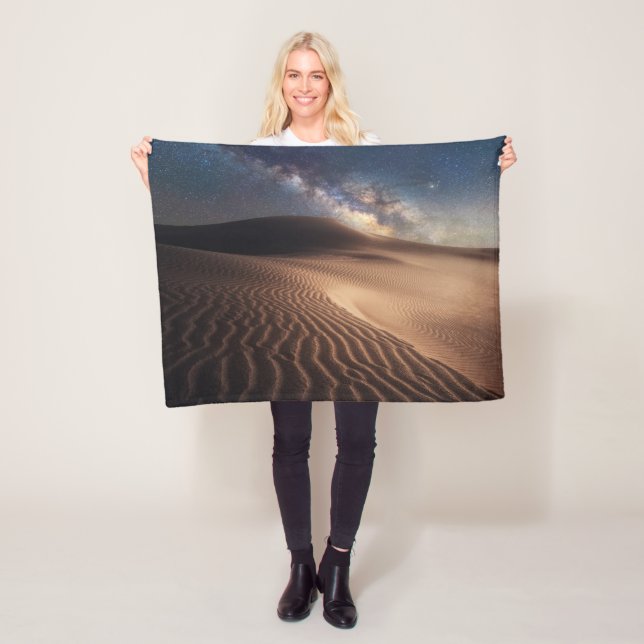 Wüsten | Ordos Stadt Mongolei China Fleecedecke (Beispiel)