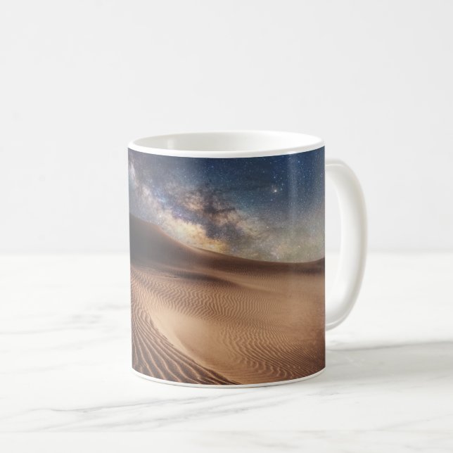 Wüsten | Ordos Stadt Mongolei China Kaffeetasse (VorderseiteRechts)