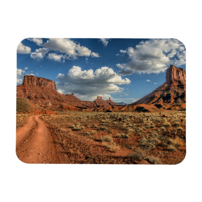 Wüsten | Professor Valley Near Moab, Utah Magnet (Horizontal)