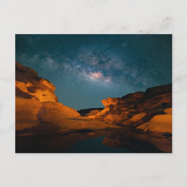 Wüsten | Sam Pan Bok Night Time Thailand Postkarte (Vorderseite)