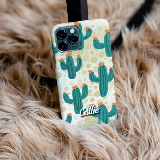 Wüsten-Sand-Kakteen - Künstlerische Handyhülle iPhone 16 Pro Hülle