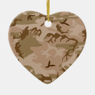 Wüsten-Sand-Tarn-T-Shirt-Ornament Keramikornament