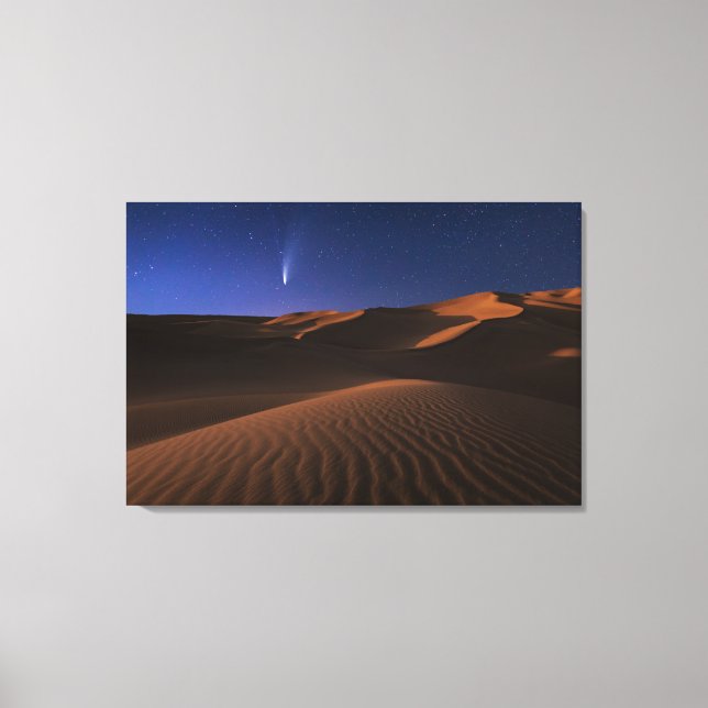 Wüsten | Sanddüne Galaxy Leinwanddruck (Vorderseite)