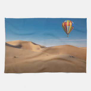 Wüsten   Sanddünen in der Wüste von Dubai Geschirrtuch