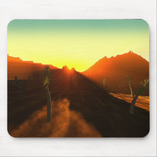 Wüsten-Sonnenaufgang Mousepad