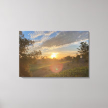 Wüsten-Sonnenaufgang über dem Golfplatz von Las Ve