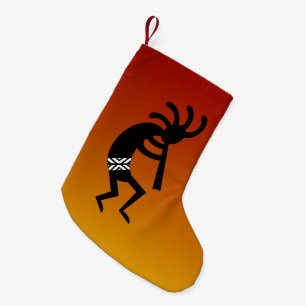 Wüsten-Sonnenuntergang Kokopelli Kleiner Weihnachtsstrumpf