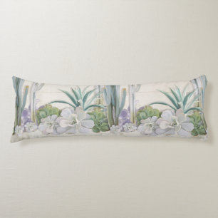 Wüsten-südwestlicher Kaktus saftiges Shiplap Holz Seitenschläferkissen