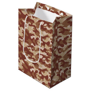 Wüsten-Tarn-Camo Mittlere Geschenktüte
