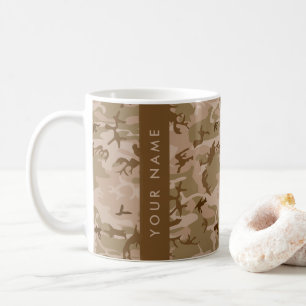 Wüsten-Tarnmuster, Ihr Name, Personalisieren Kaffeetasse