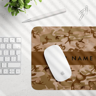 Wüsten-Tarnmuster, Ihr Name, Personalisieren Mousepad