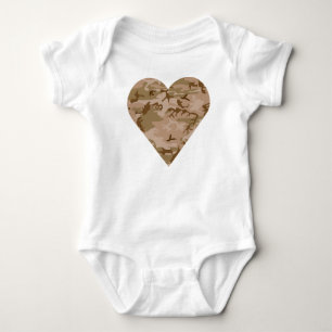 Wüsten-Tarnmuster, Militär-Muster, Armee Baby Strampler