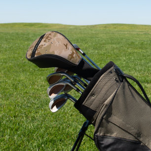 Wüsten-Tarnung Kieselsteine, Ihr Name, Personalisi Golf Headcover