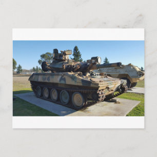 Wüsten-Tarnung Militärpanzer  Postkarte