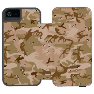 Wüsten-Tarnung mit Kieselsteinen, Militär, Armee Incipio Watson™ iPhone 5 Geldbörsen Hülle