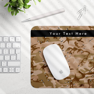 Wüsten-Tarnung mit Kieselsteinen, Militär, Armee Mousepad
