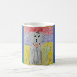 Wüsten-Themahundeentwurfs-Kaffee-Tasse Kaffeetasse