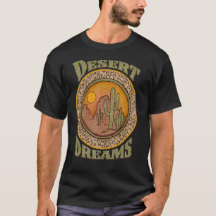 Wüsten-Traum Sommer Western Kaktus Cowgirl Rodeo T-Shirt