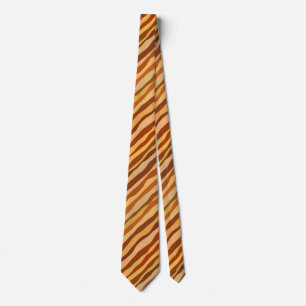 Wüsten-Träume Gold Verbranntes Orange Sienna Krawatte