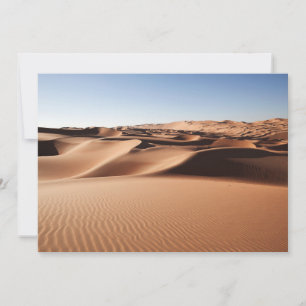 Wüsten Vereinigte Arabische Emirate Sand Dunes Dankeskarte