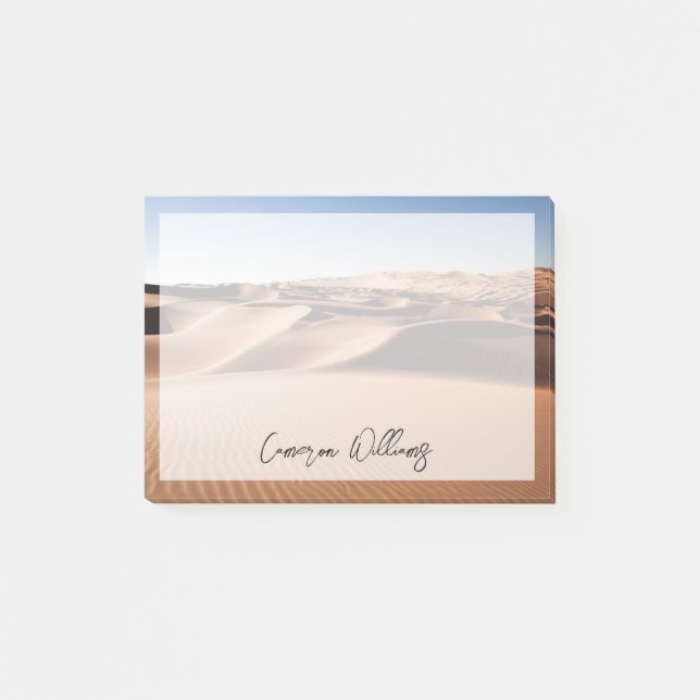 Wüsten | Vereinigte Arabische Emirate Sand Dunes Post-it Klebezettel (Vorderseite)