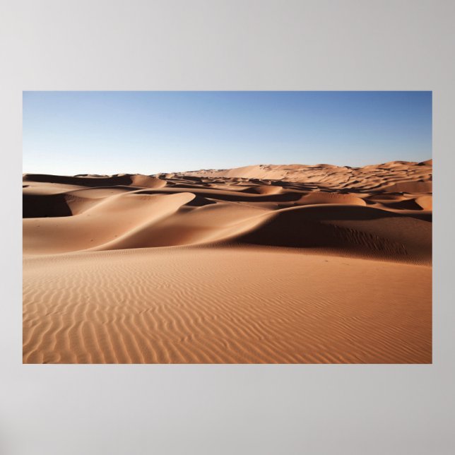 Wüsten | Vereinigte Arabische Emirate Sand Dunes Poster (Vorne)