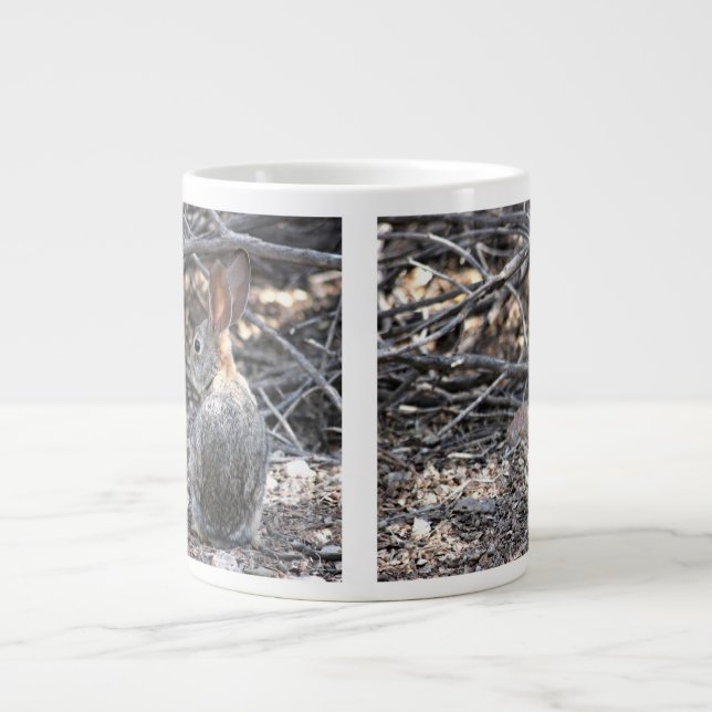 Wüsten-Waldkaninchen - riesige Tasse (Vorderseite)