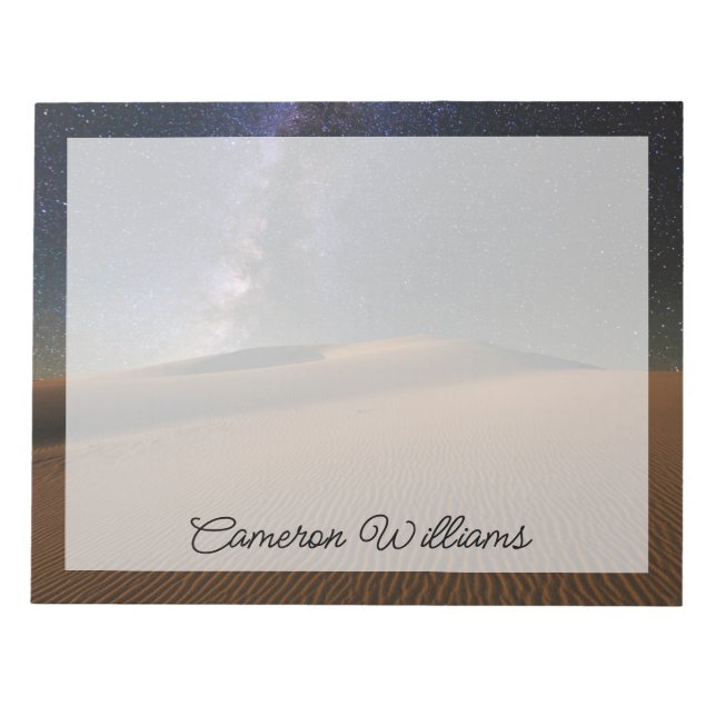 Wüsten | Wüste Gobi, Mongolei Notizblock (Vorderseite)