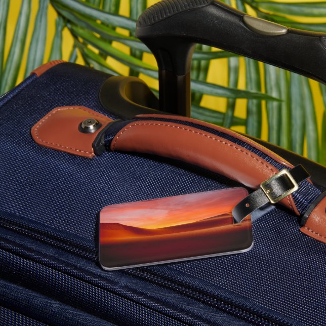 Wüsten | Wüstenlandschaft Gepäckanhänger (Vorderseite Insitu 3)