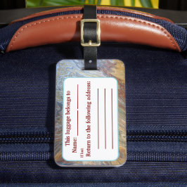 Wüstenakrylpus Inspiriert Gepäckanhänger