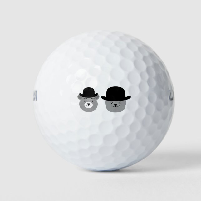 Wüstenbären Golfball (Vorderseite)