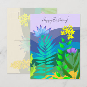 Wüstenblumen Postkarte