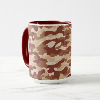 Wüstenbraun-Tarnmuster Tasse