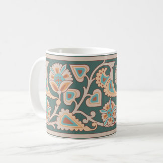 Wüstendämmerung Art Nouveau Blumenkaffeetasse Kaffeetasse