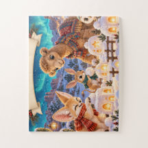 Wüstenfreunde erstes Schnee-Puzzle