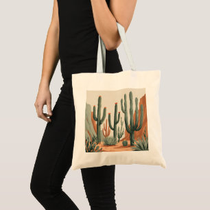 Wüstengarten mit Kakteen Südwest-Tasche Tragetasche