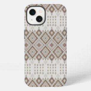 Wüstenharmonie Braun Marokkanisch Geometrisch Stam iPhone 13 Hülle