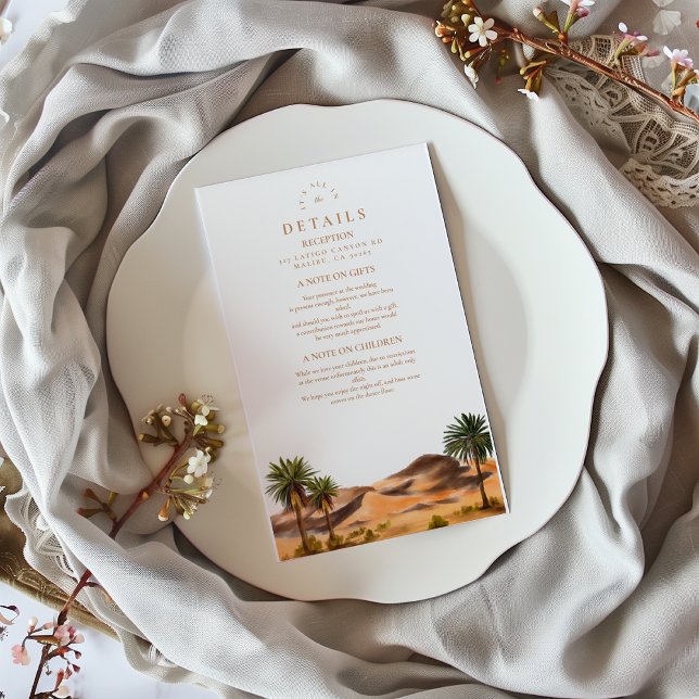 Wüstenhochzeit Begleitkarte (Von Creator hochgeladen)