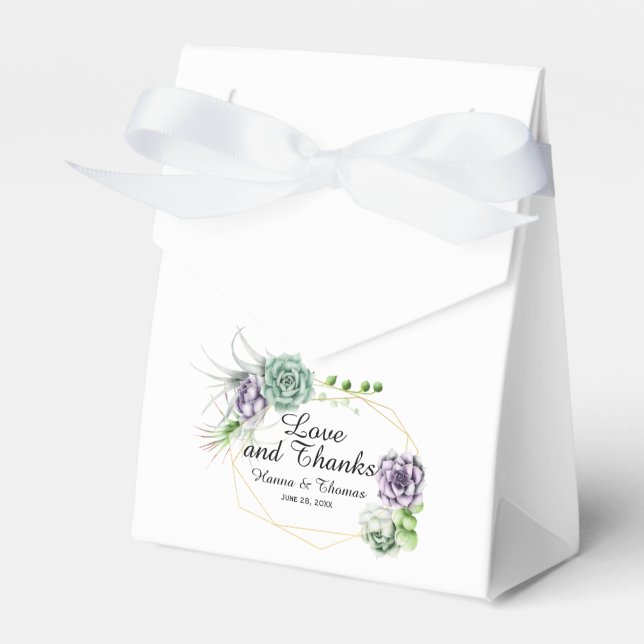 Wüstenhochzeit Geschenkschachtel (Vorderseite)