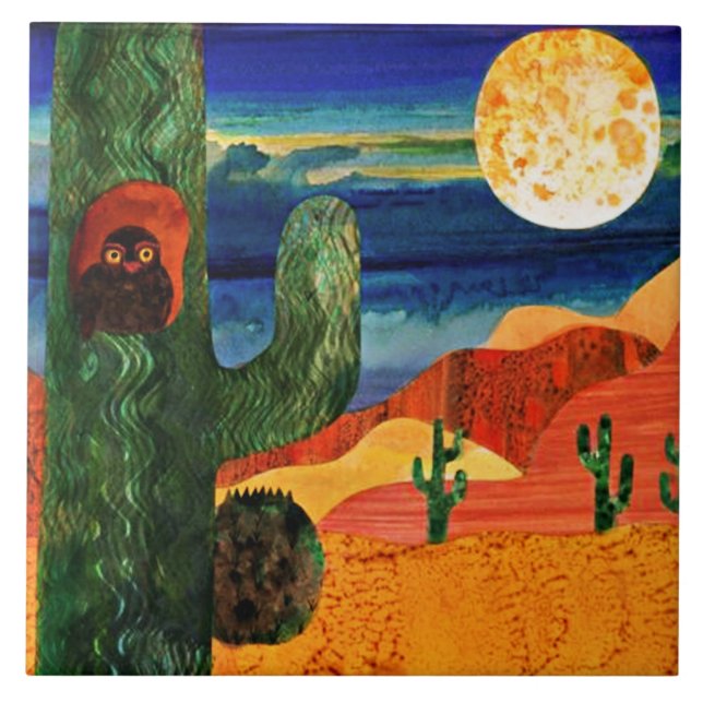 Wüstenhuhn  fliese (Vorderseite)