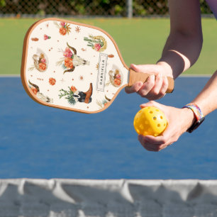 Wüstenkaktus Einzigartiger Persönlicher Name Pickleball Schläger
