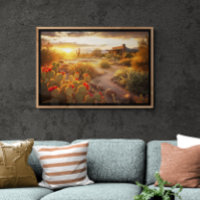 Wüstenkaktus in Bloom AI Art | Fotorealistisch
