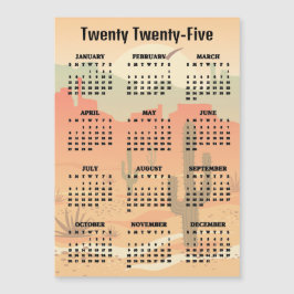 Wüstenkaktus Landschaftsgestaltung Magnetkarte