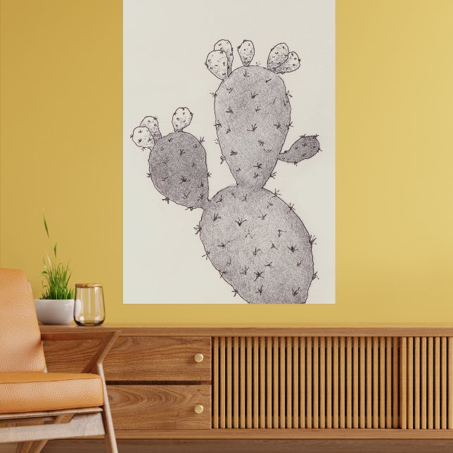 Wüstenkaktus Poster (Wohnzimmer 2)