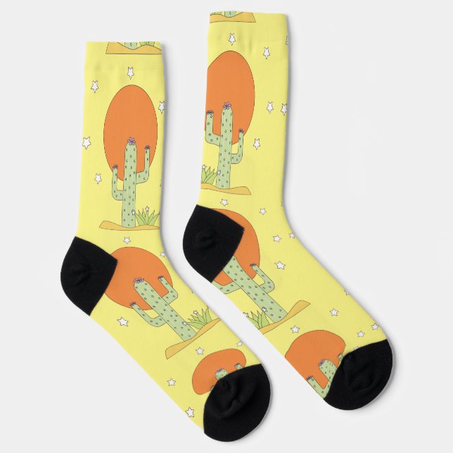 Wüstenkaktus Sonnen Thunder_Cove  Socken (Rechts)