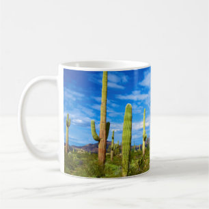 Wüstenkaktuslandschaft, Arizona Tasse