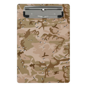 Wüstenkampfarena mit Kies, Militär, Armee Mini Klemmbrett