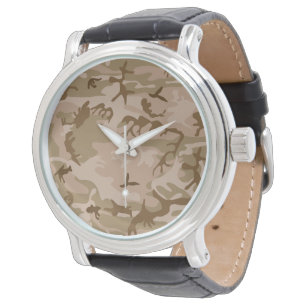 Wüstenkampfmuster, militärisches Muster, Armee Armbanduhr