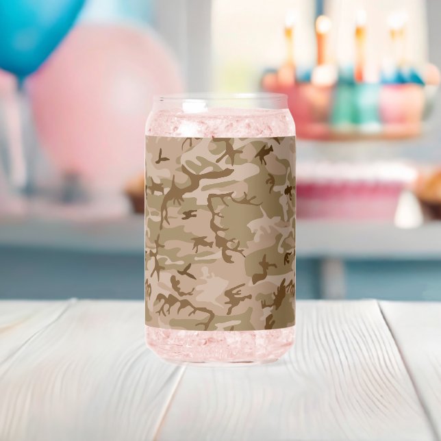 Wüstenkampfmuster, militärisches Muster, Armee Dosenglas (Insitu (Baby Party))